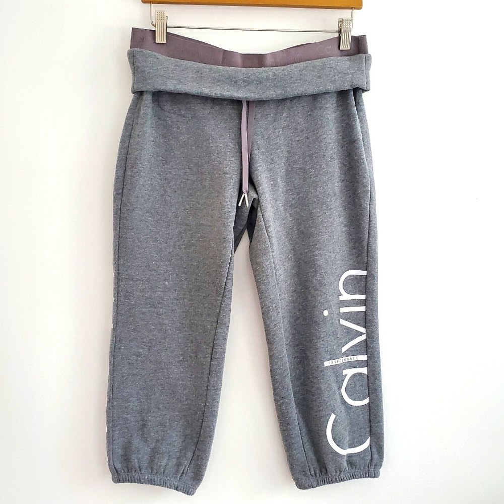 Calvin Klein Performance Fleece Rollover Joggers